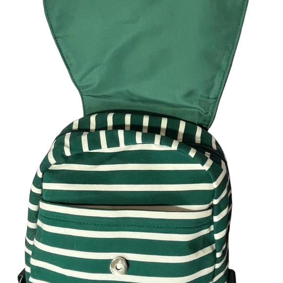 New MADDEN GIRL Green/stripe Women’s Backpack - Picture 9 of 13